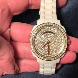 Michael Kors ladies white watch
